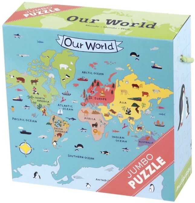 our world puzzle box